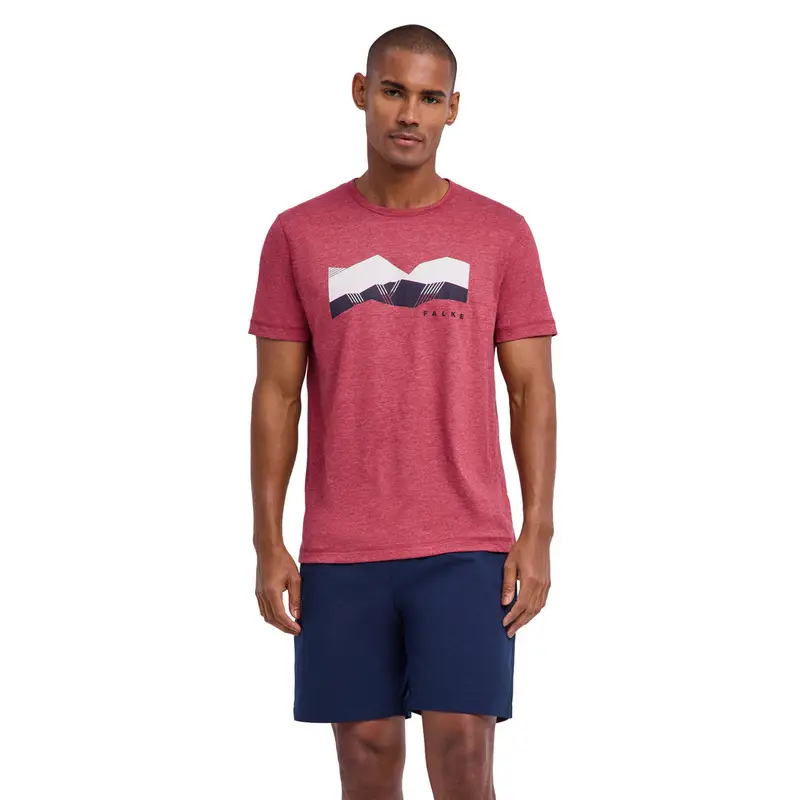 Uomo Trekking T-Shirt Rosso