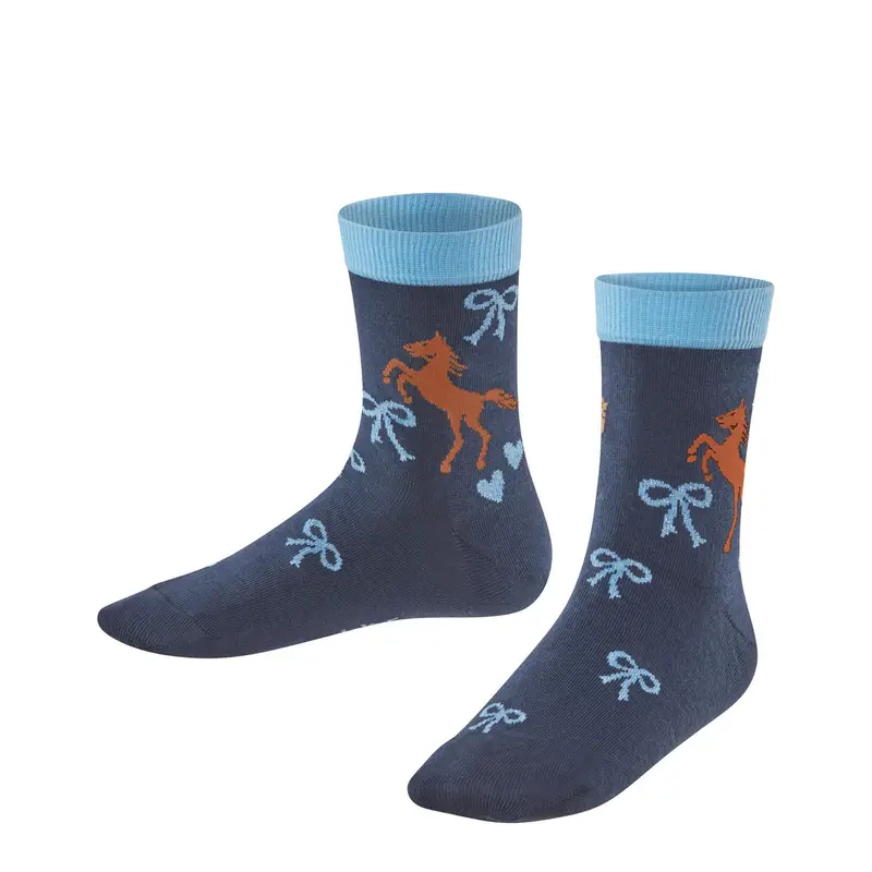 Western Horses Bambino Calzini corti Blu