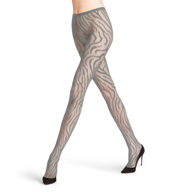 Zebra Donna Collant Grigio