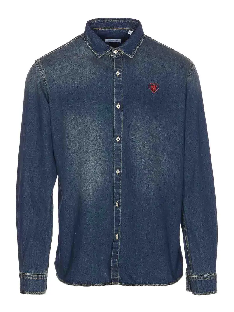 Camicia di denim Blu