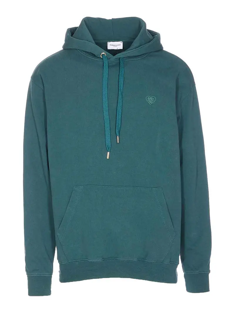 Green Heart Hoodie Verde