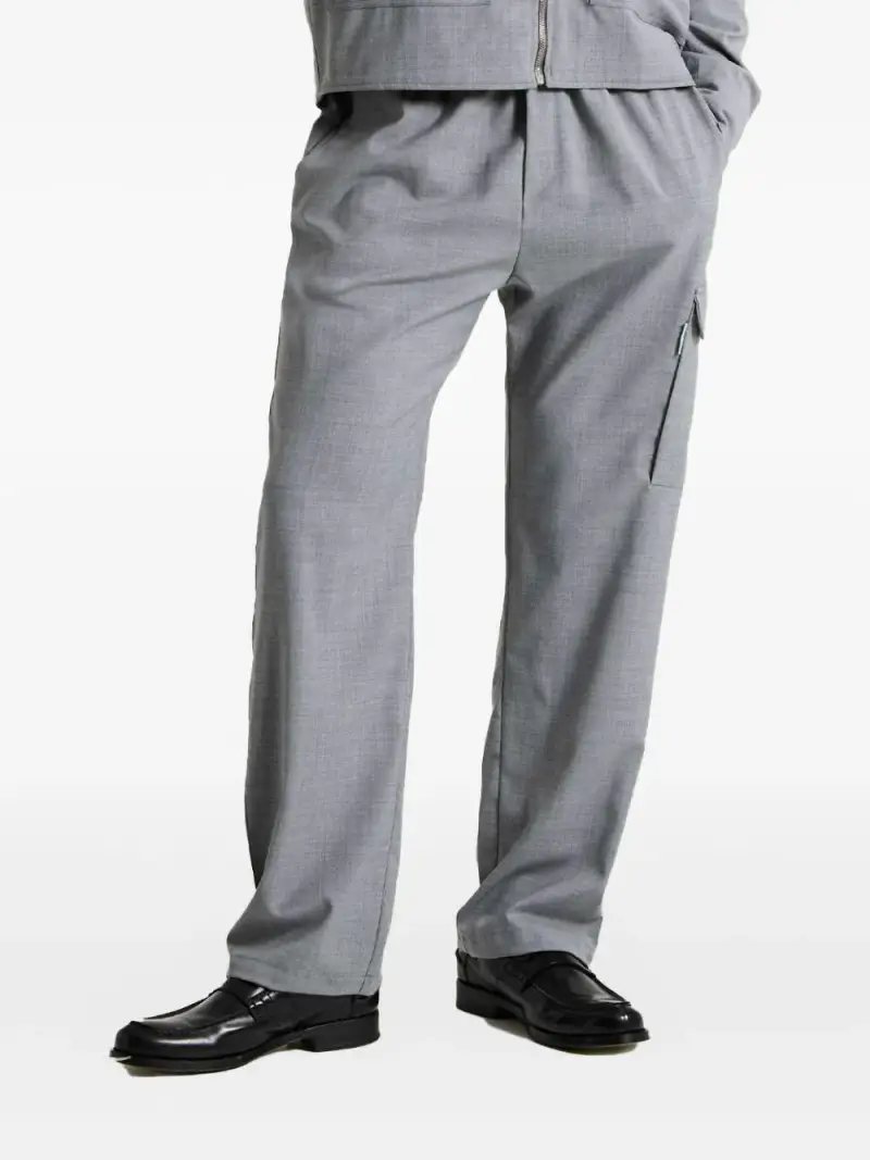 Pantalone cargo grigio miniatura 2