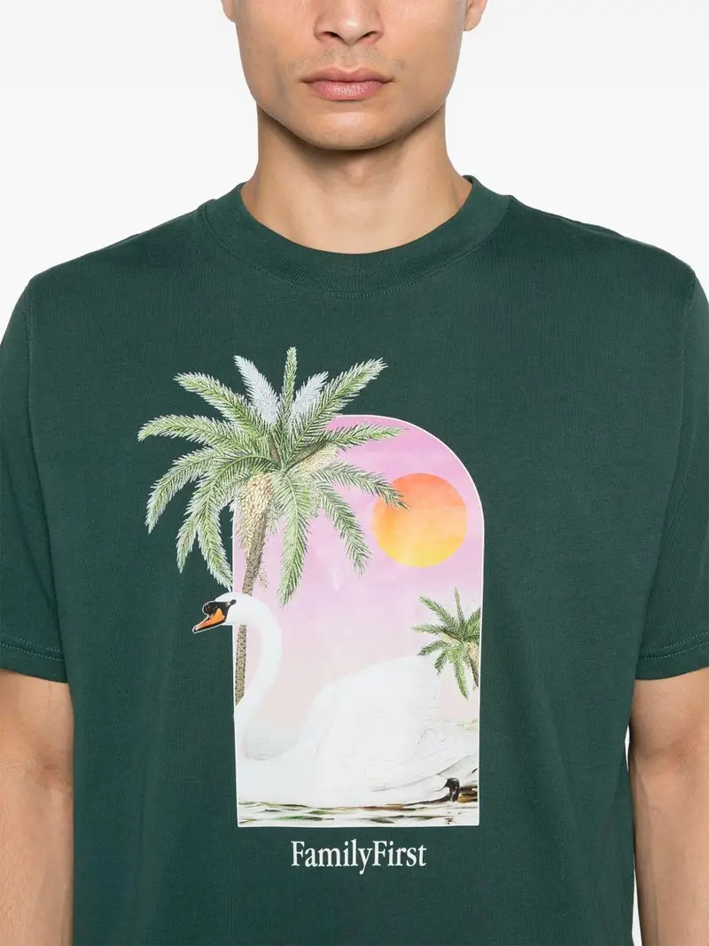 FAMILY FIRST MILANO T-shirt Verde 2525561 miniatura 2