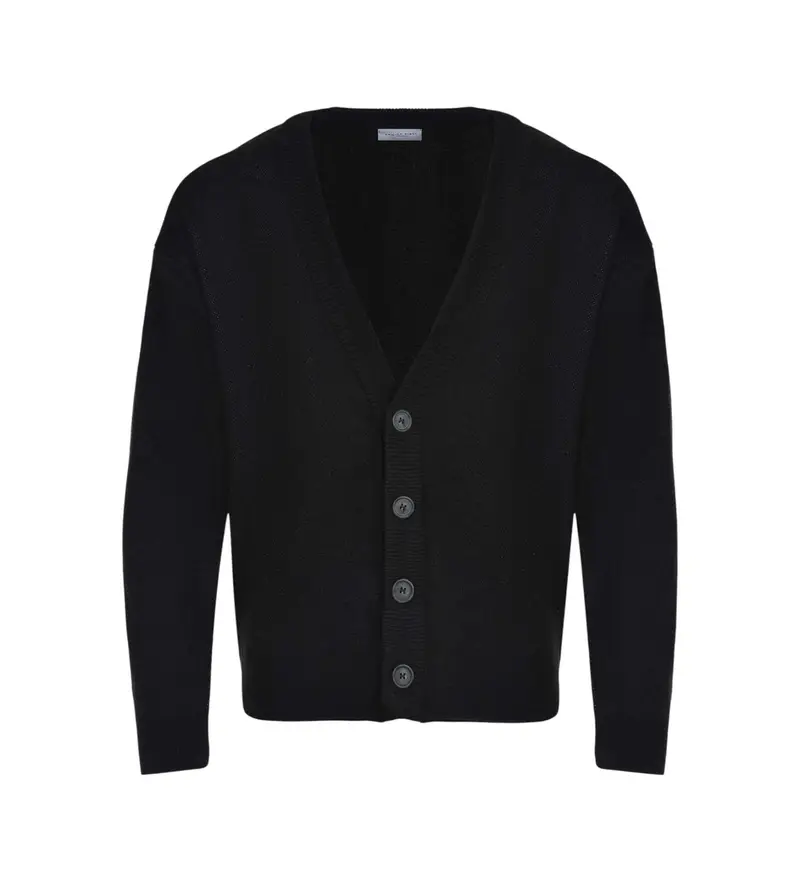 FAMILY FIRST Cardigan Uomo Nero 4080992