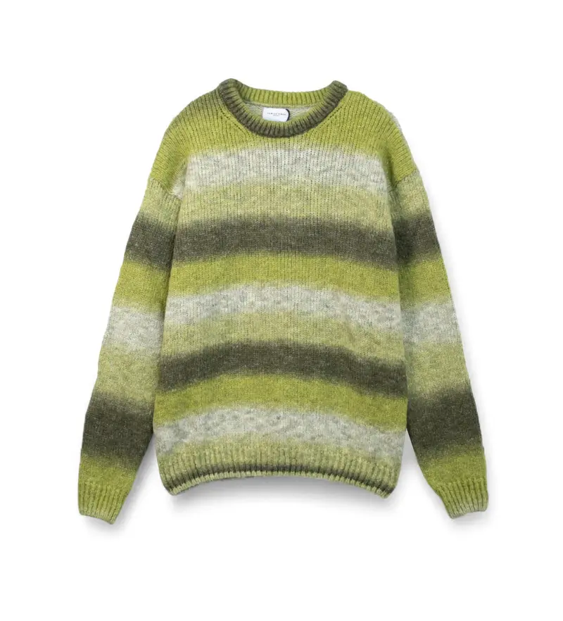 per uomo. SWF2503 Maglia verde sbiadita (M), Casual, Lana