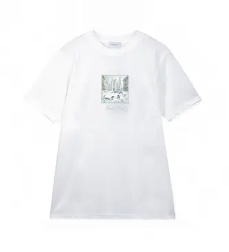 per uomo TF2502 Maglietta bianca FF40 (M), Bianco, Casual, Cotone, Manica corta