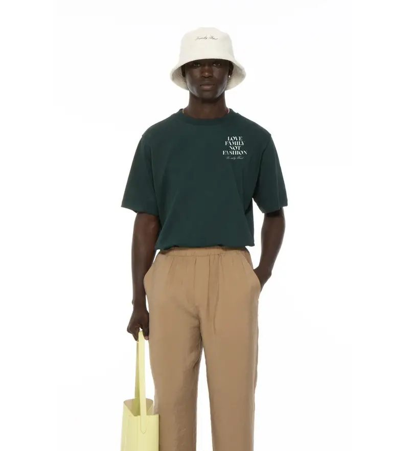 per uomo. TS2503 Maglietta verde LFNF (S), Casual, Cotone, Manica corta