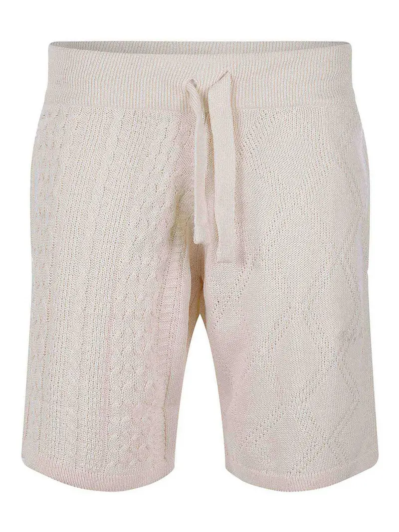 Shorts fatti di cotone Beige