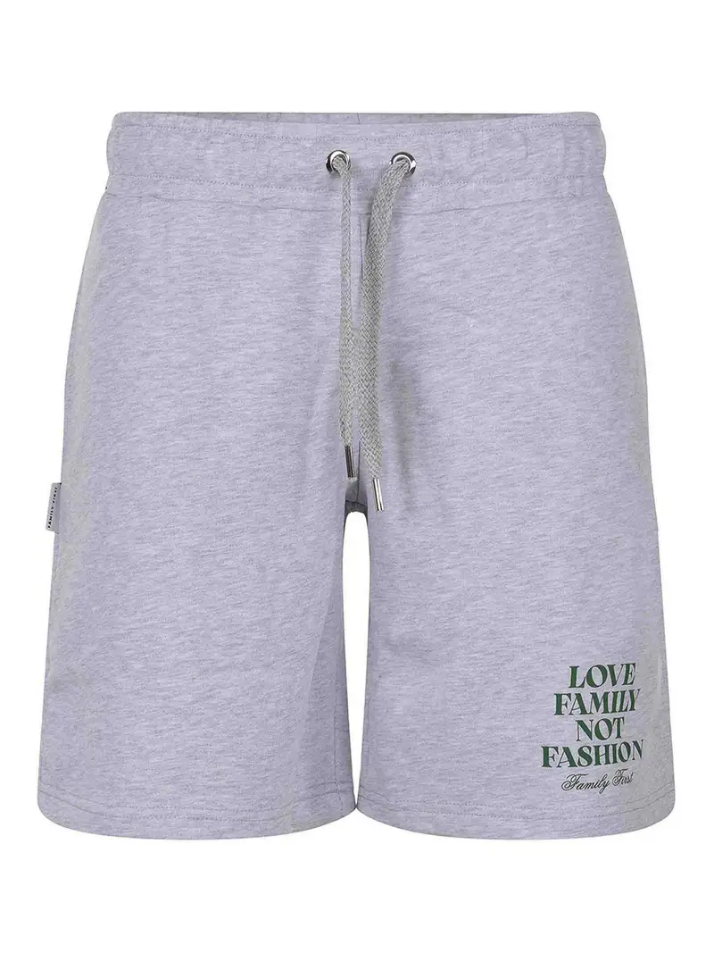 Shorts fatti di cotone Grigio Chiaro