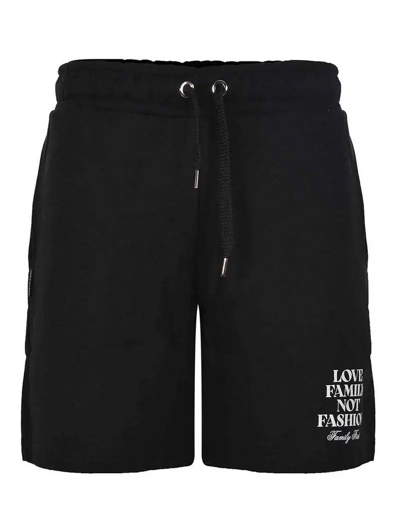 Shorts fatti di cotone Nero