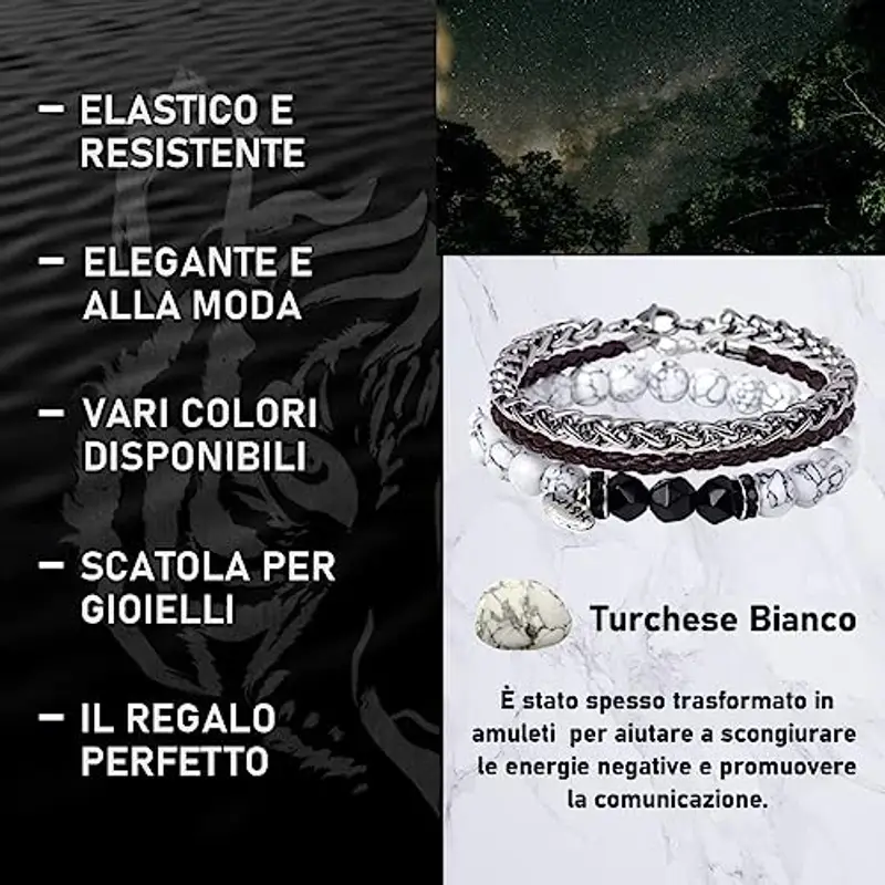 FANCIBAND Bracciali Uomo Turchese 1597108 miniatura 2
