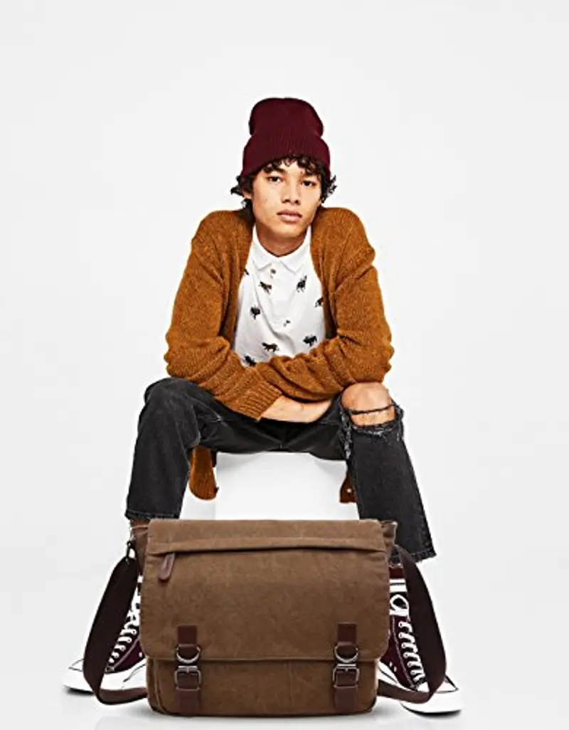 FANDARE Borsa a tracolla Uomo Oro 2197127 miniatura 3