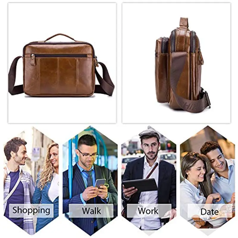 FANDARE Borsa a tracolla Uomo Marrone 2338385 miniatura 3