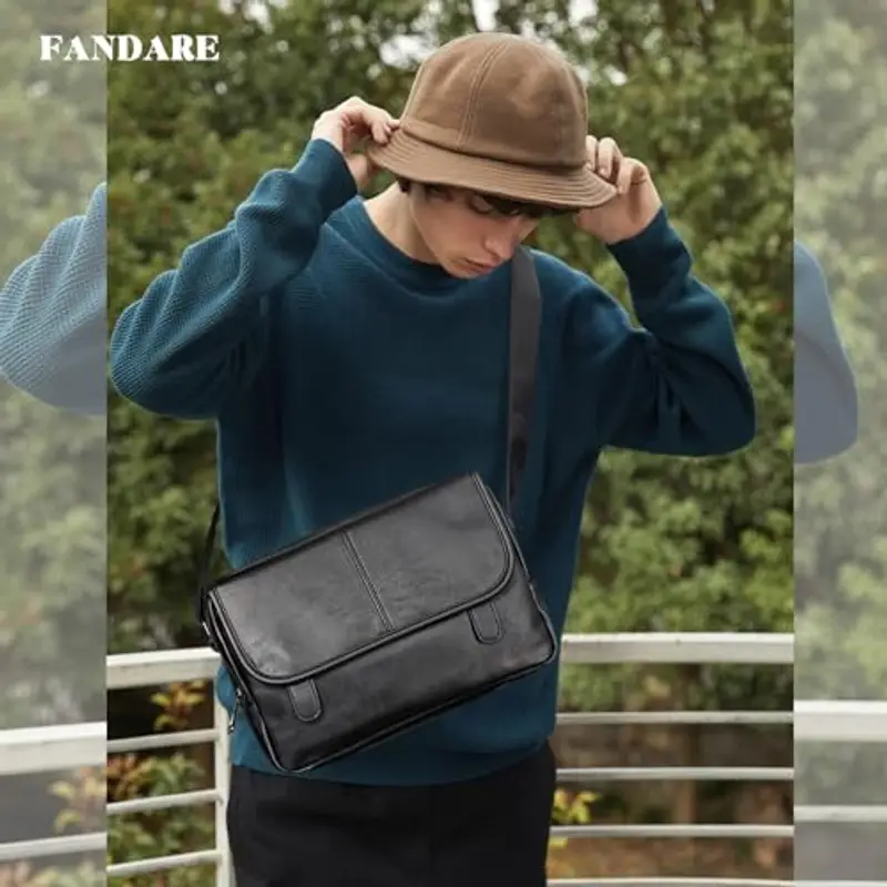 FANDARE Borsello Uomo Nero 1509439 miniatura 2