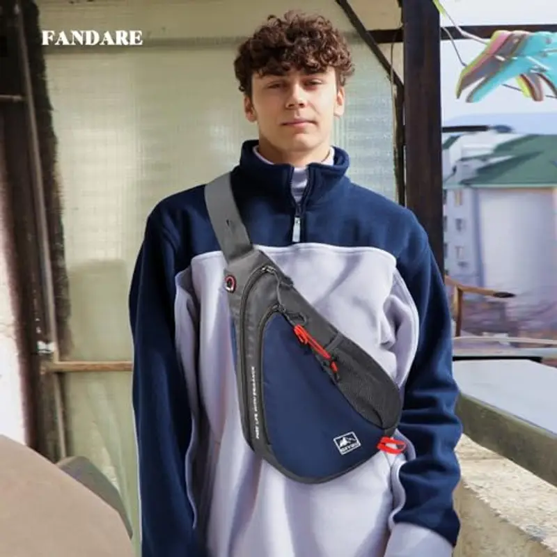 FANDARE Borsello Uomo Blu 2004048 miniatura 2