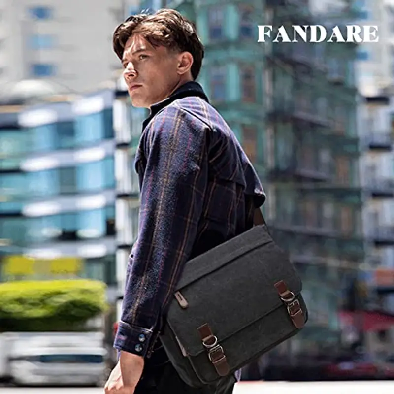 FANDARE Borsello Uomo Nero 2338348 miniatura 2