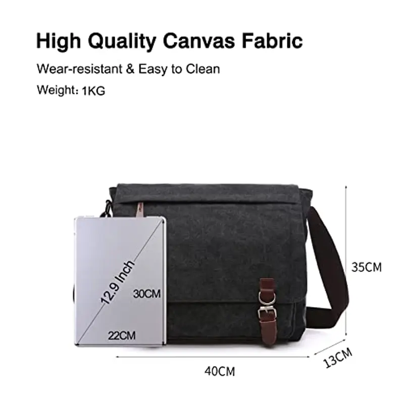 FANDARE Borsello Uomo Nero 2338348 miniatura 3