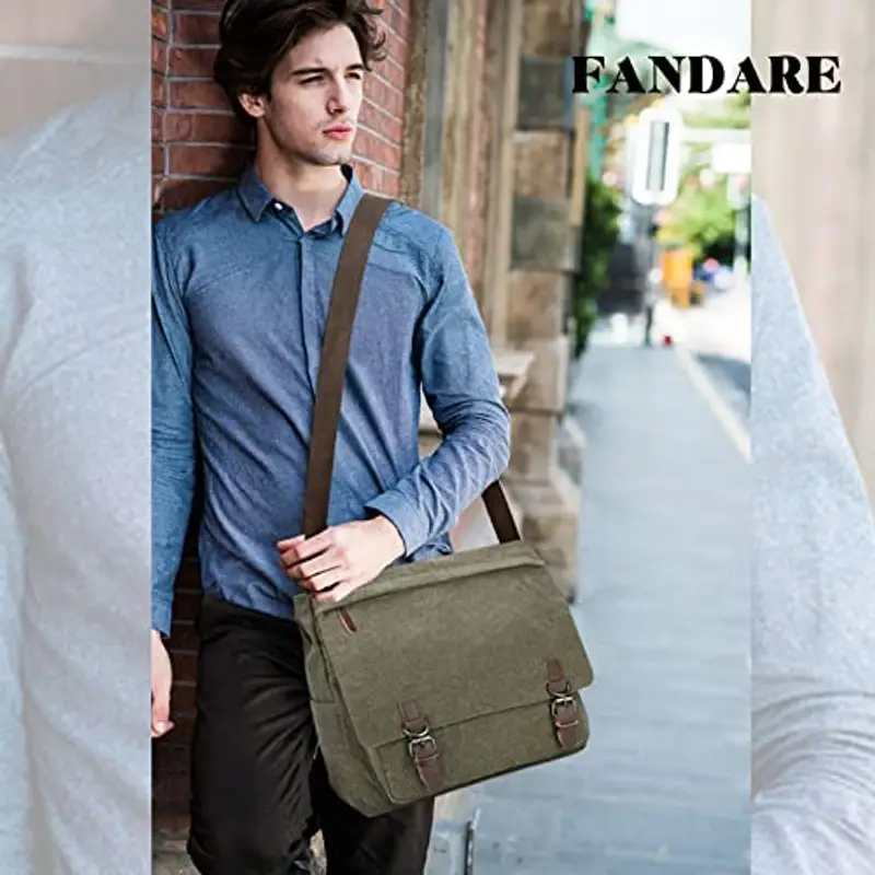 FANDARE Borsello Uomo Verde 2210603 miniatura 2