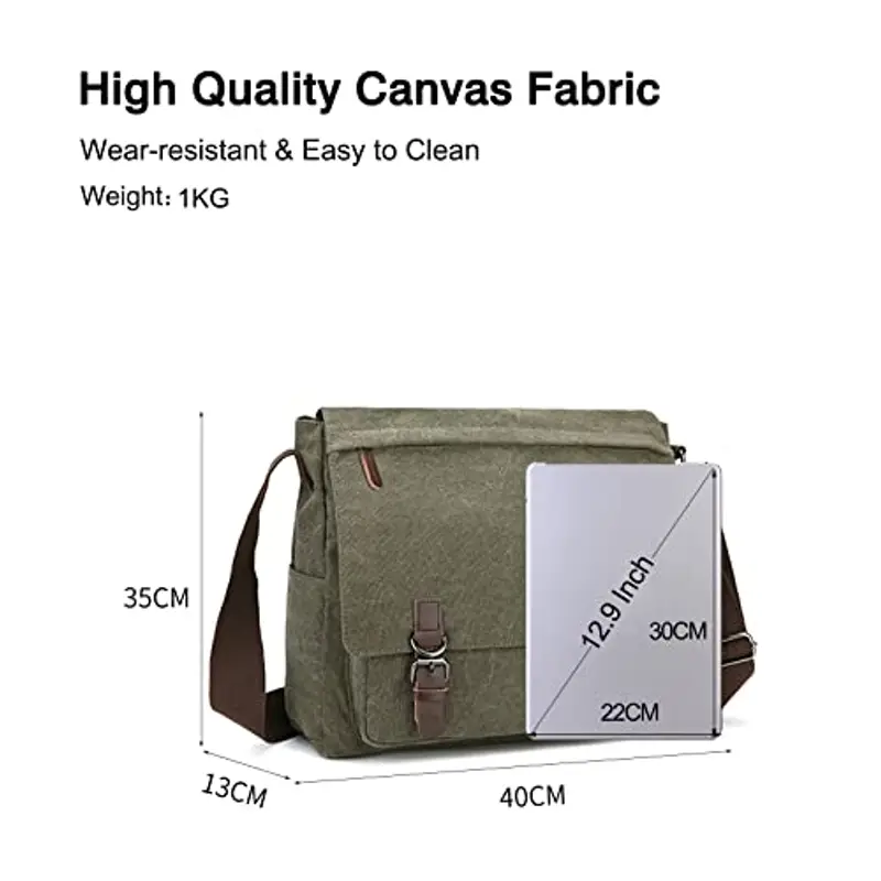 FANDARE Borsello Uomo Verde 2210603 miniatura 3