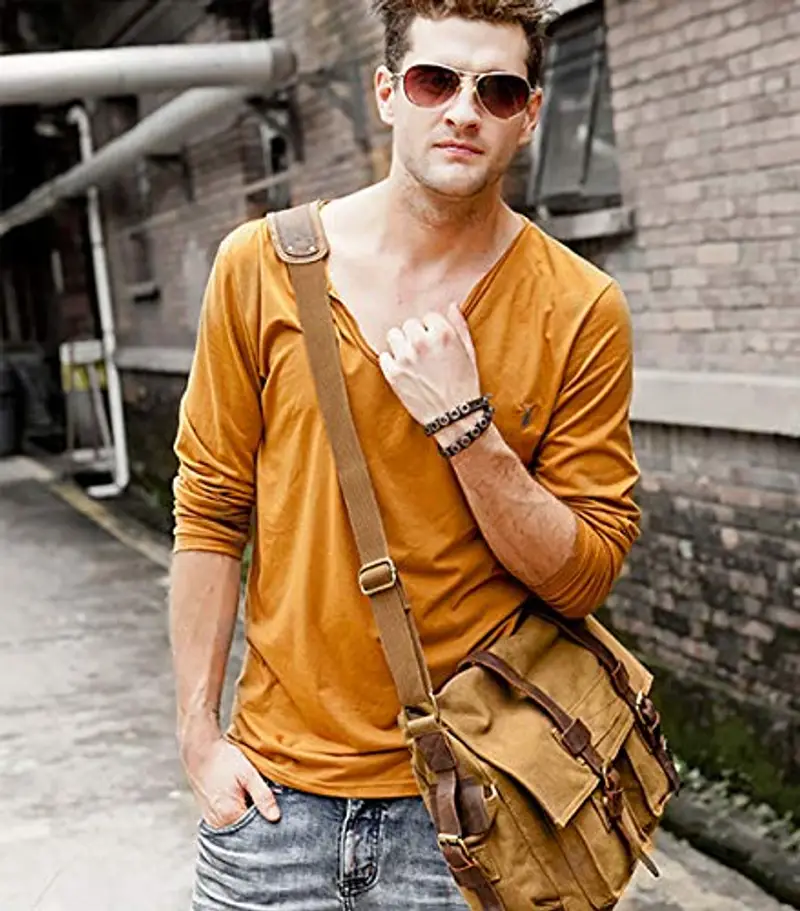 FANDARE Borsa a tracolla Uomo Multicolore 1600607 miniatura 2