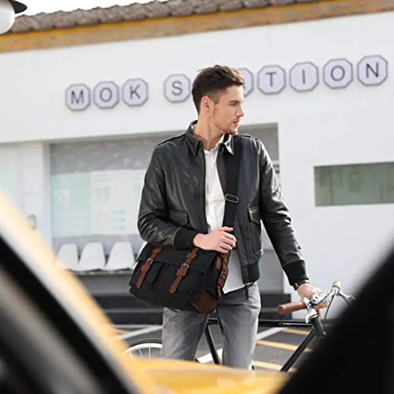 FANDARE Borsa a tracolla Uomo Nero 1299929 miniatura 2