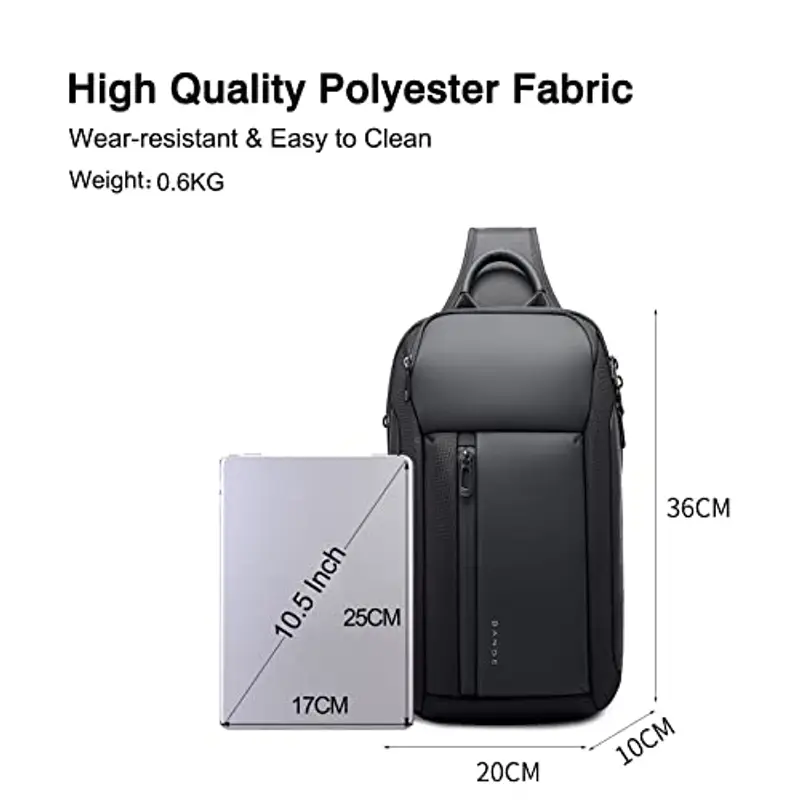 FANDARE Borsello Uomo Nero 2087590 miniatura 3