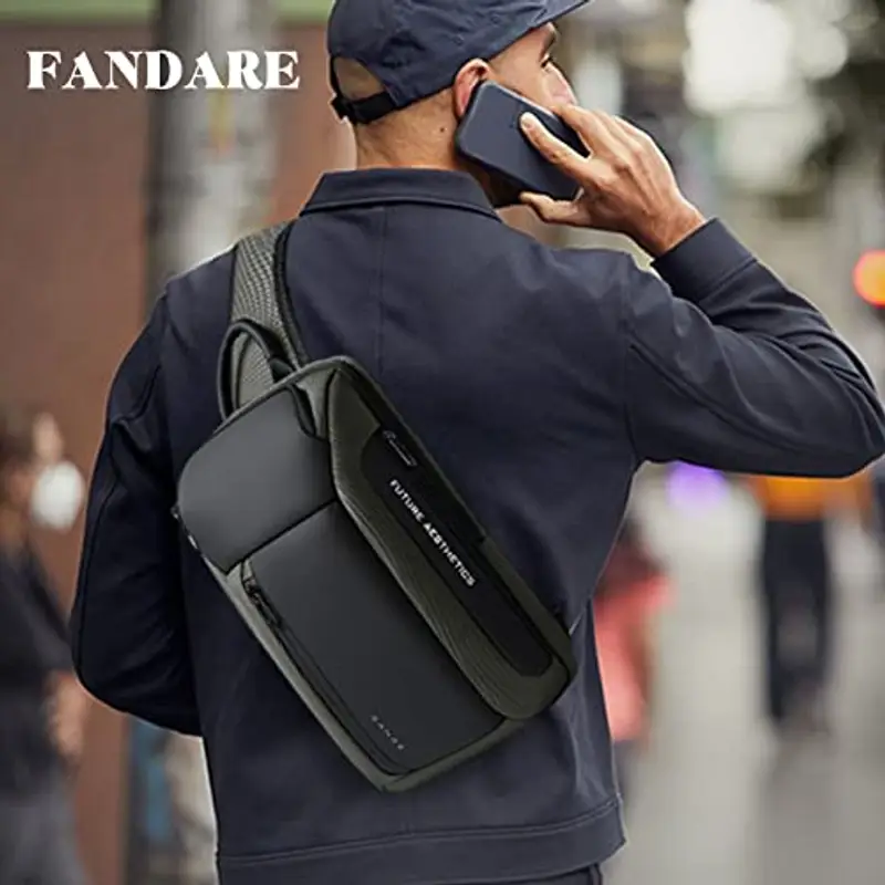 FANDARE Borsello Uomo Verde 2087588 miniatura 2