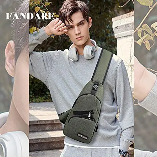 FANDARE Borsa a tracolla Donna Verde 2977030 miniatura 2