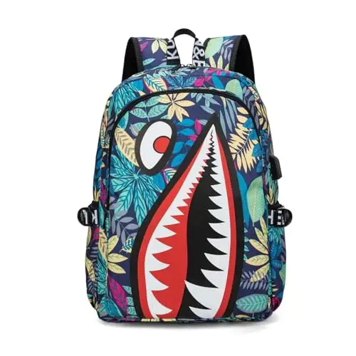 FANDARE Zaino per bambini Ragazzo Zainetto bambino Zainetto Scuola Galaxy Borsa Scuola Zaino leggero con porta di