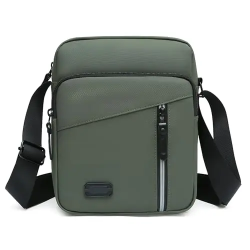 Fangehong Borsello Uomo Verde 2525801