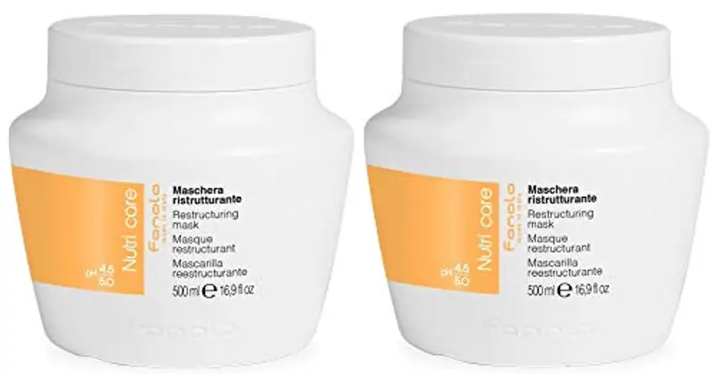 Fanola - Maschera ristrutturante Nutricare (500 ml x 2)