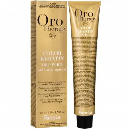 Tinture per capelli Fanola Oro Therapy - Tavolozza colori 7,13 | Beżowy Blond