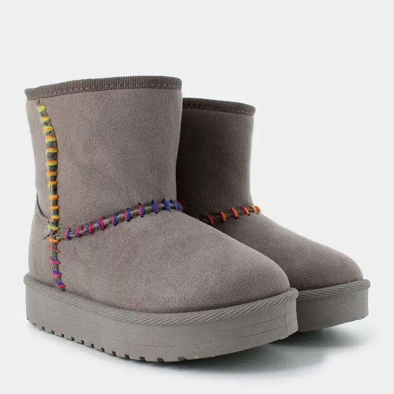 FANTASTICA Scarponcini Bambina Grigio 2504319 miniatura 2