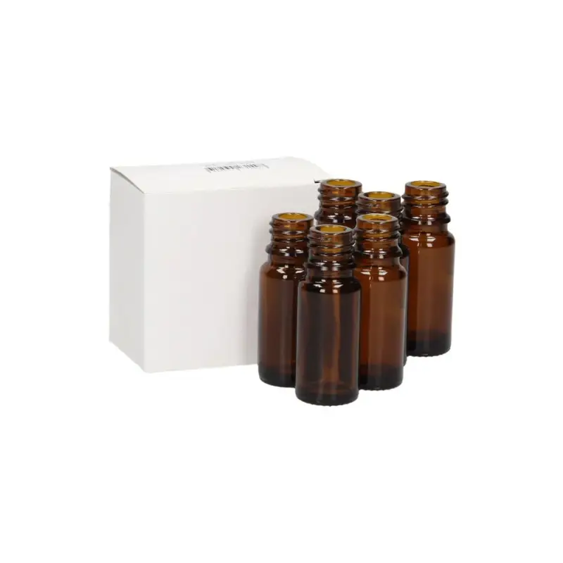 Mini Bottigliette di Vetro & Pipette 6 pezzi