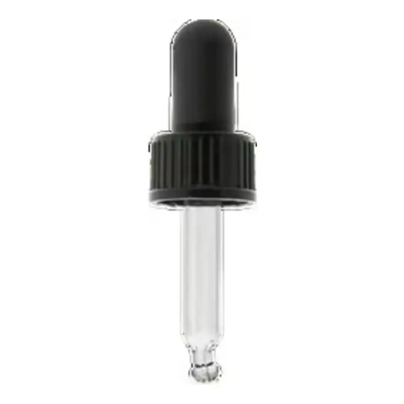 Mini Bottigliette di Vetro & Pipette, 6 pezzi pipette - singole (3/5 ml)
