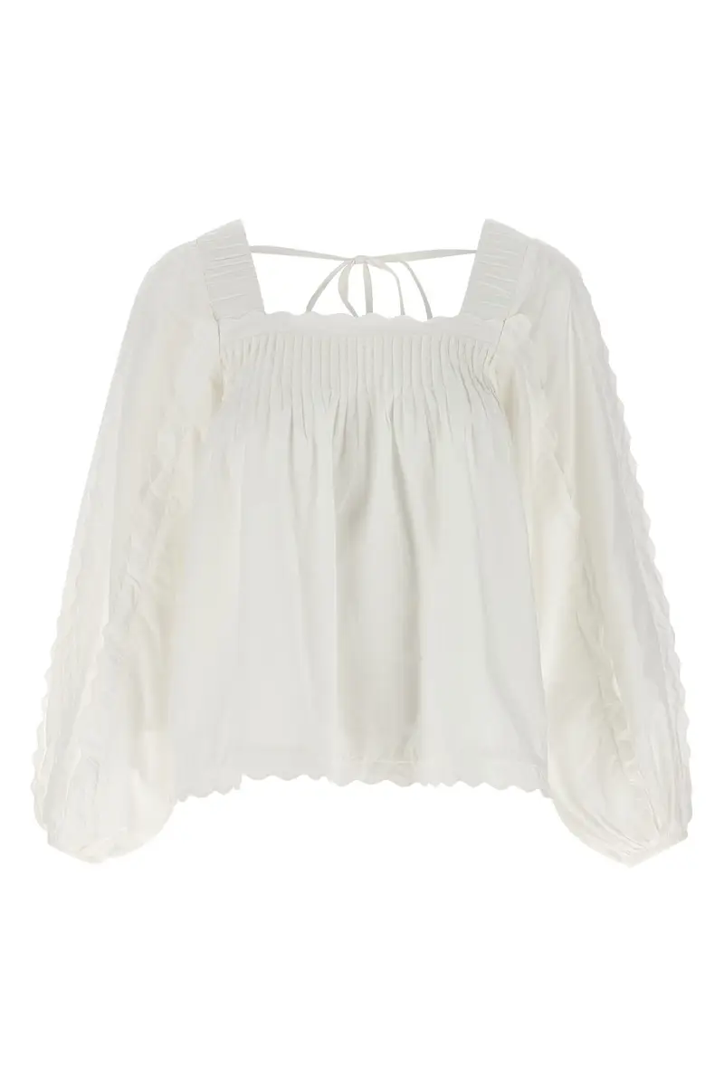 Blusa Cotone Bianco