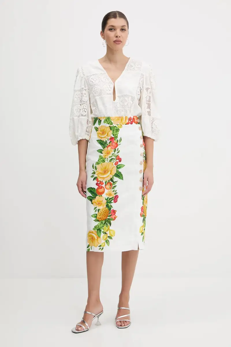 Farm Rio Body Donna Bianco 3840569 miniatura 2