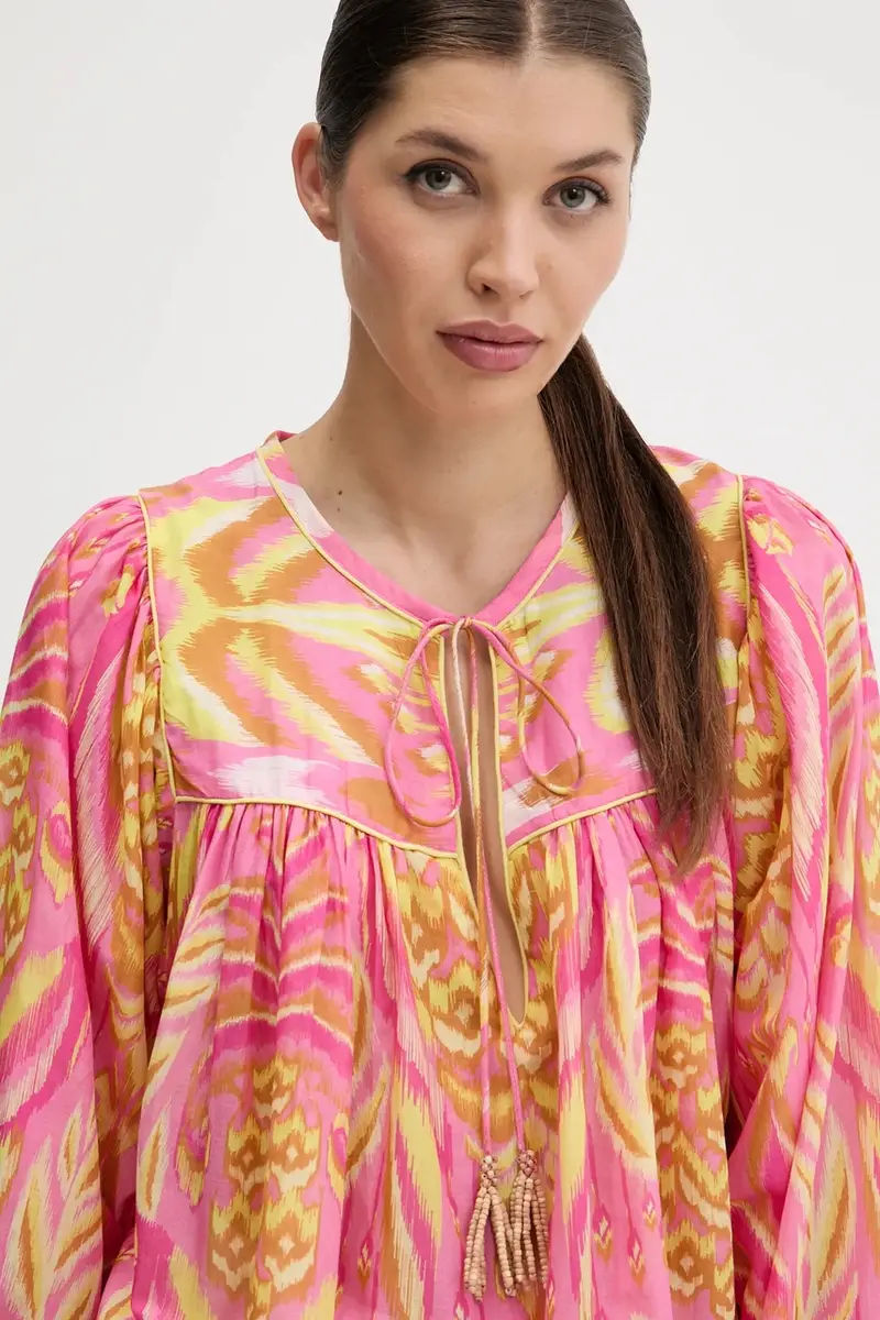 camicetta in cotone donna colore rosa 336600 miniatura 4