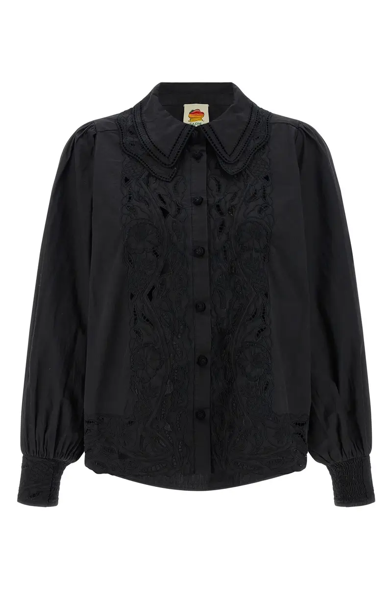 Camicia Black Embroidered Nero