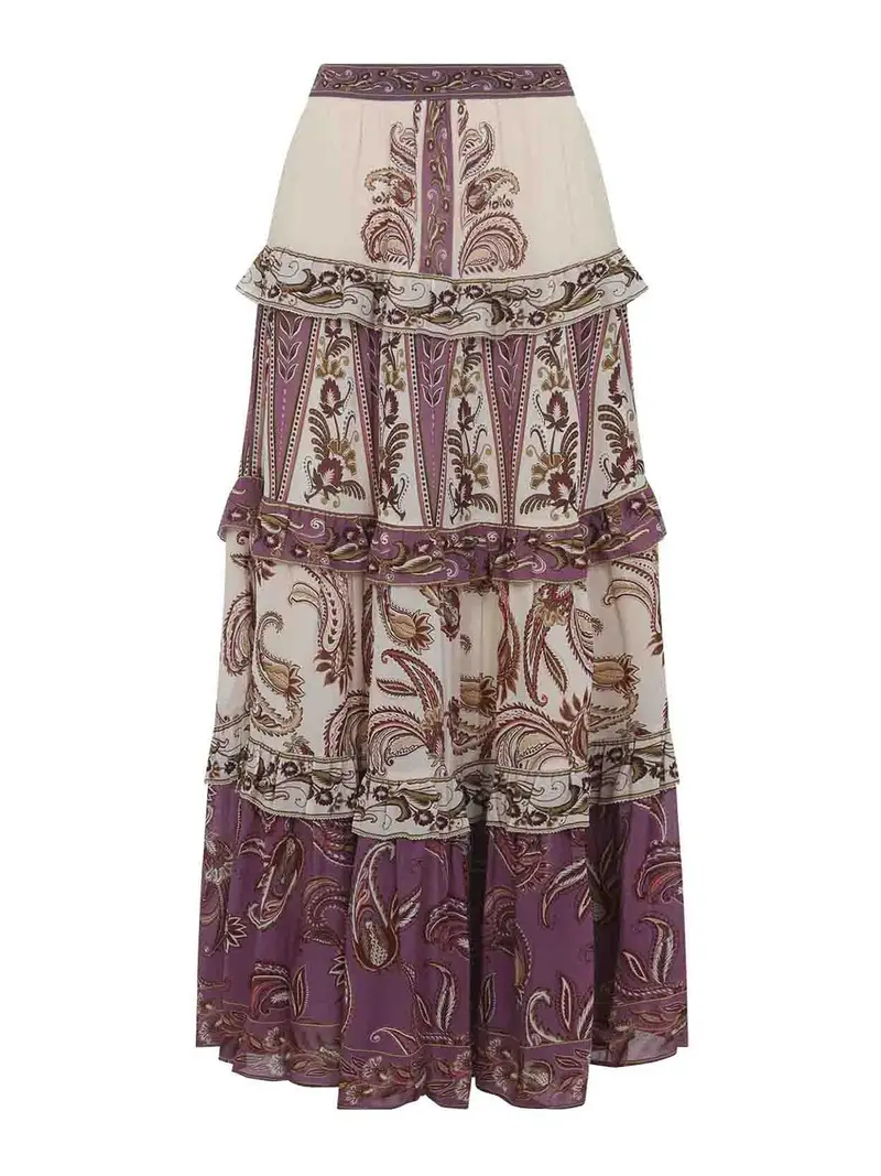 Delicata gonna lunga Ainika Beige