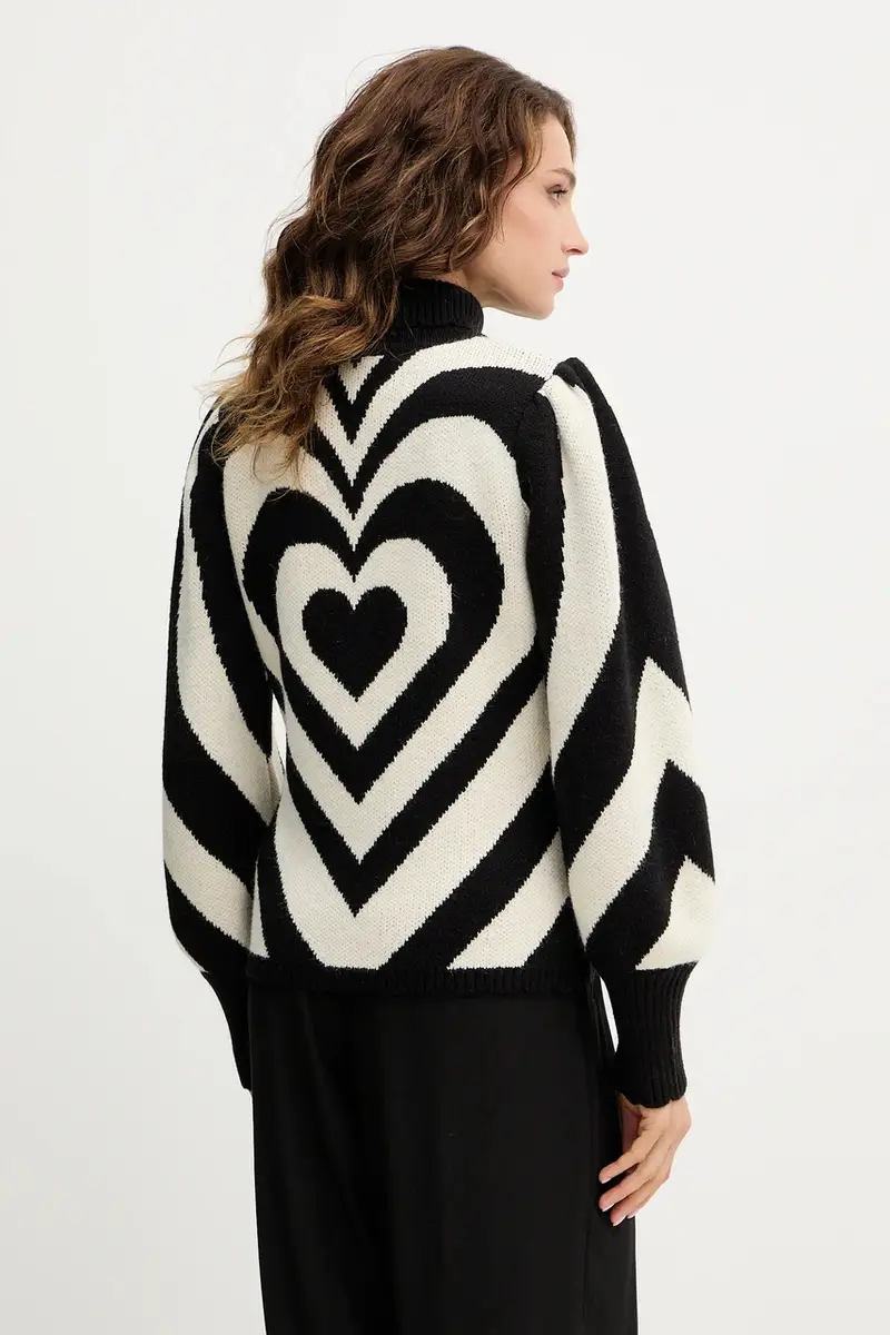 maglione in misto lana donna colore nero 345809 miniatura 3