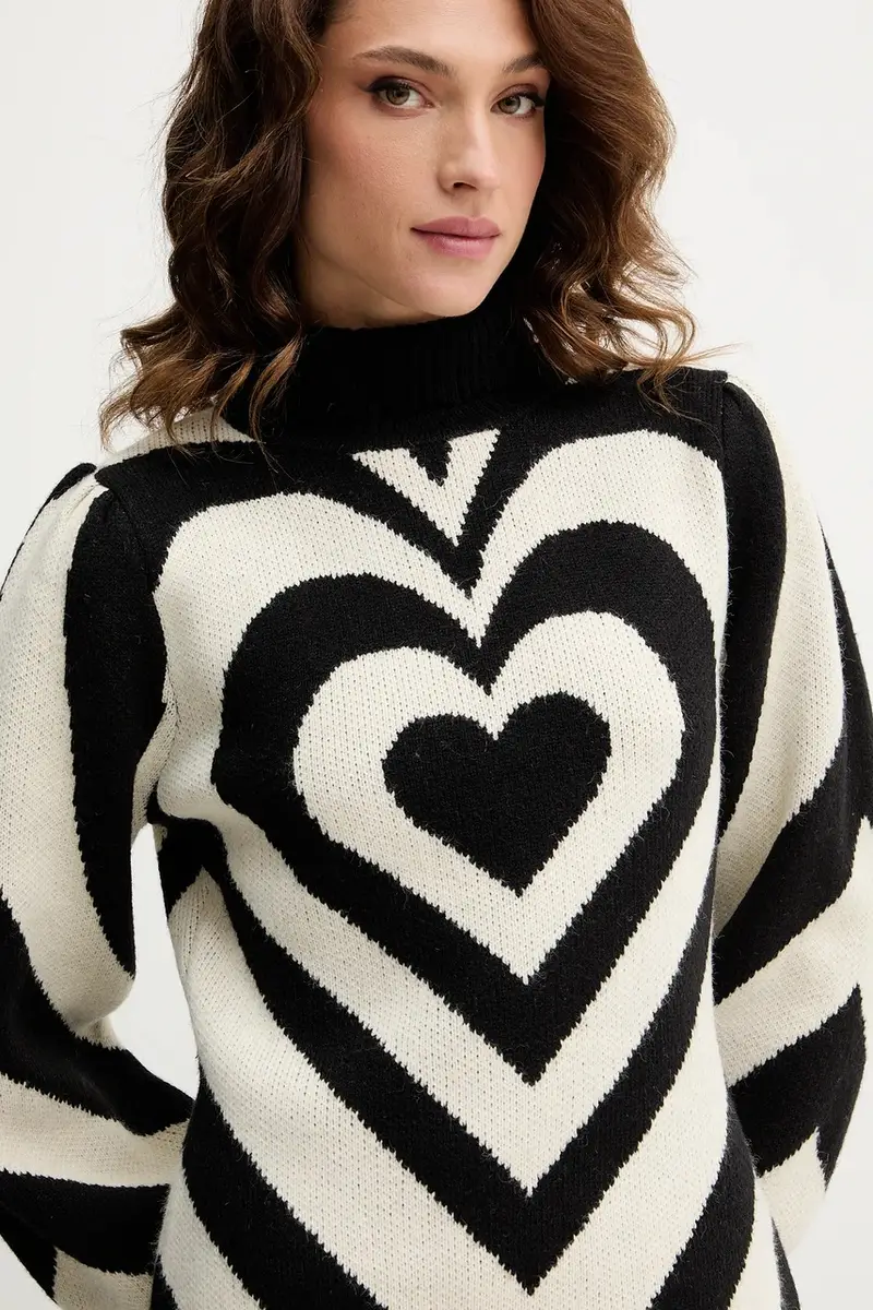 maglione in misto lana donna colore nero 345809 miniatura 4