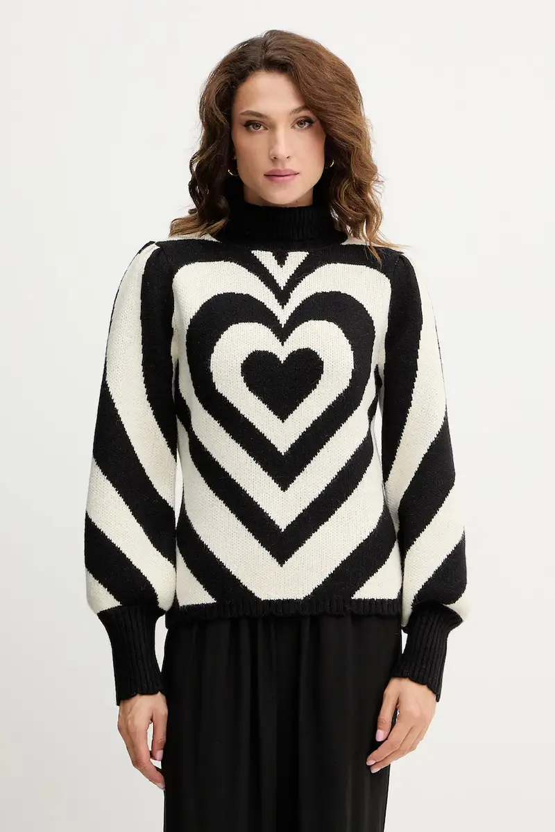 maglione in misto lana donna colore nero 345809