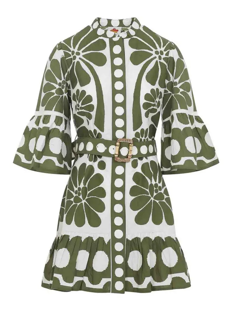 Mini abito palermitano Verde