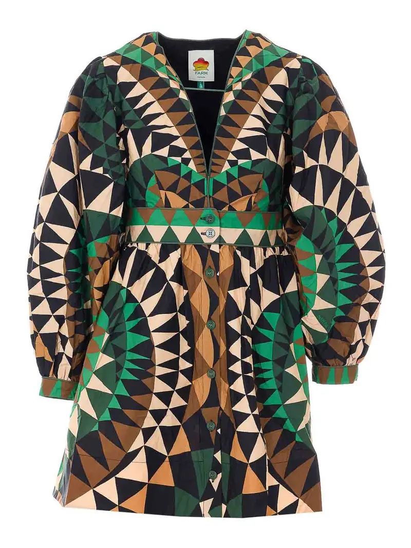 MiniVestito verde deco a cuore