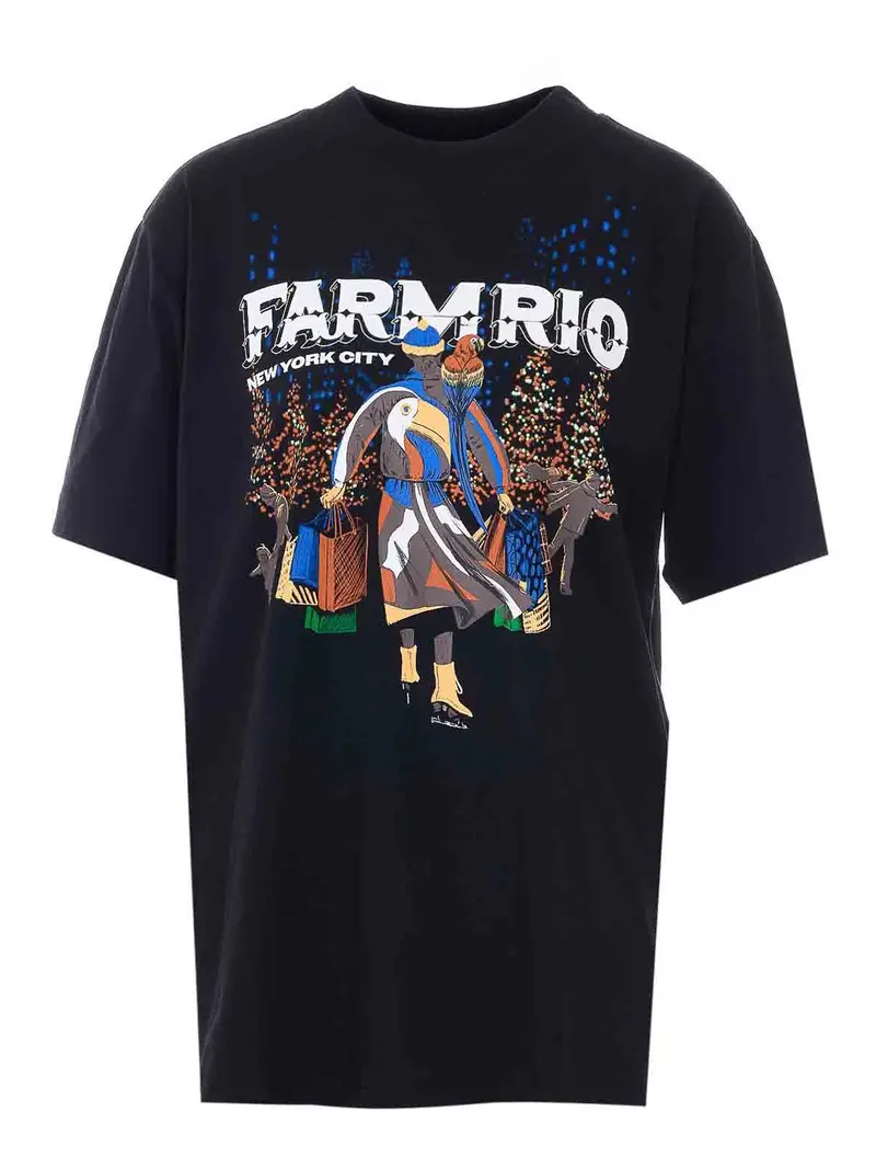 Farm Rio T-shirt Nero 4258663