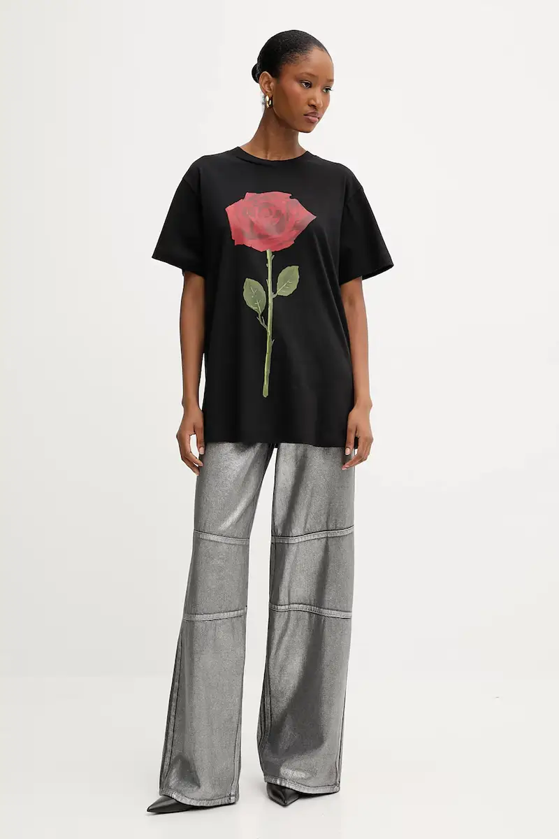 Farm Rio T-shirt Donna Nero 3846250 miniatura 2