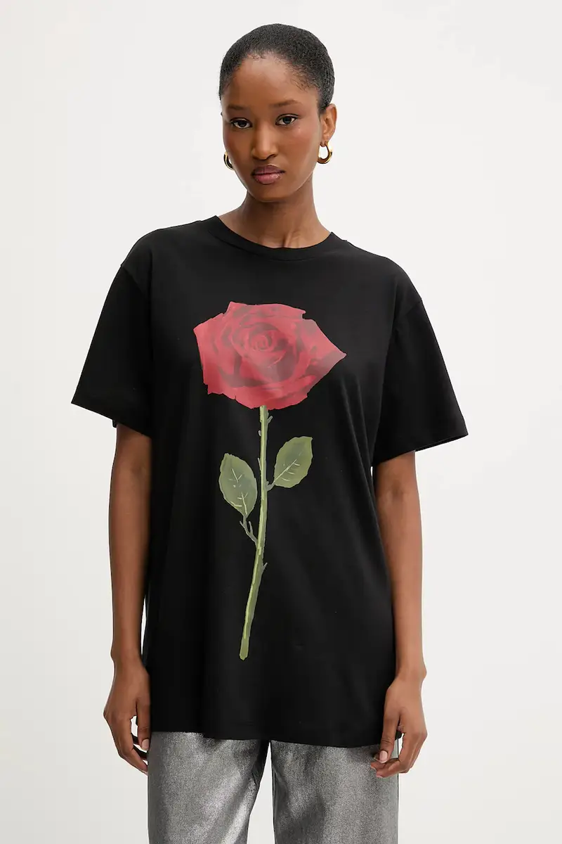 Farm Rio T-shirt Donna Nero 3846250