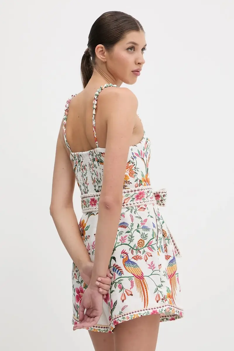 tuta di lino colore bianco 336136 miniatura 3