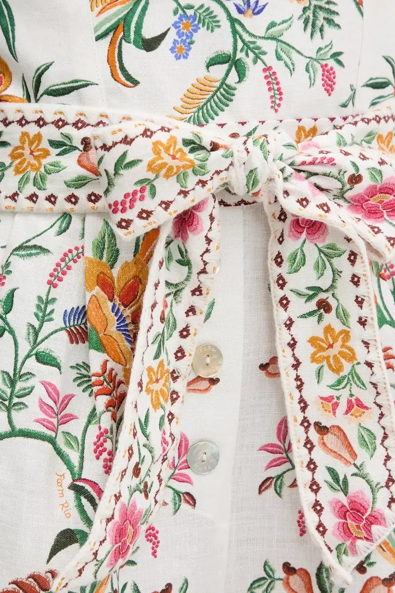 tuta di lino colore bianco 336136 miniatura 5